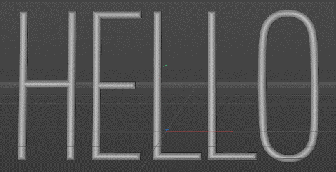 立體場景設(shè)計(jì)圖：C4D文字建模